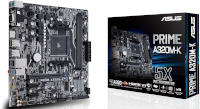 ASUS emaplaat PRIME A320M-K AMD AM4 DDR4 mATX, 90MB0TV0-M0EAY0