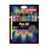 Stabilo tindipliiatsid Stabilo Pen 68, 18 värvi