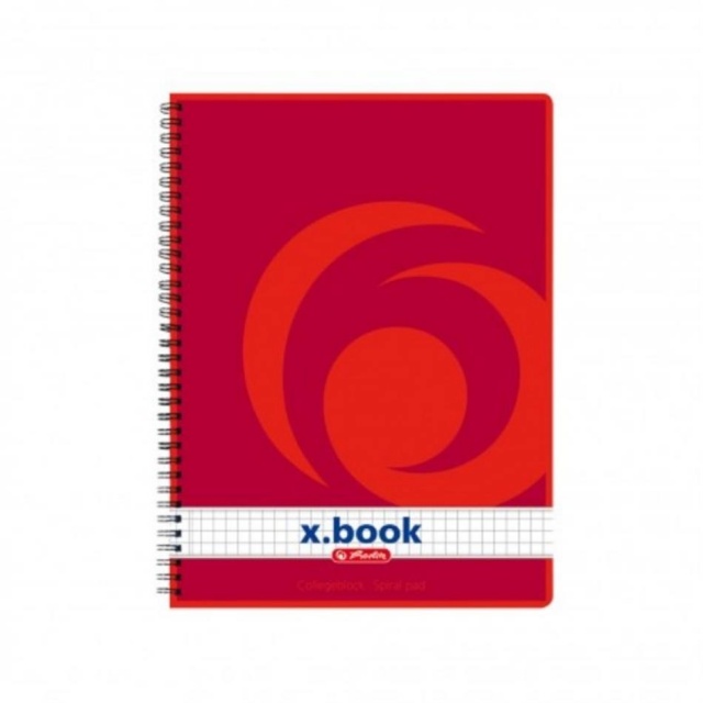 Herlitz spiraalkaustik A4/100 jooneline Herlitz registriga, 3 tk pakis