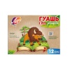 Luch guašš 12 värvi Luch 15ml Mini