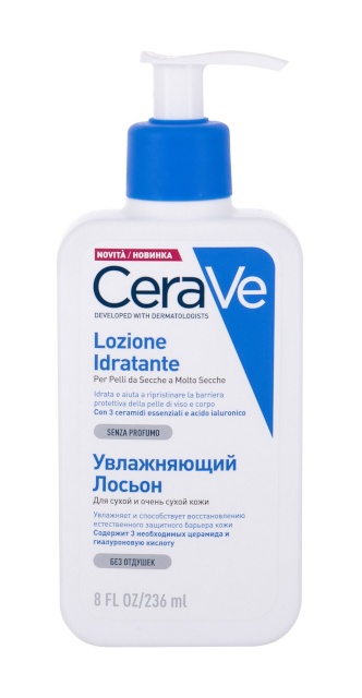 CeraVe ihupiim Moisturizing 236ml, naistele