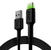 Green Cell kaabel Cable GCRay USB - USB-C 120cm, LED backlight