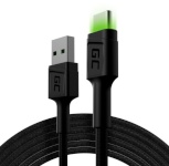 Green Cell kaabel Cable GCRay USB - USB-C 200cm, LED backlight