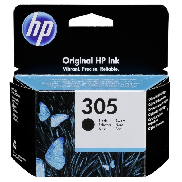 HP tindikassett 3YM61AE No. 305, must