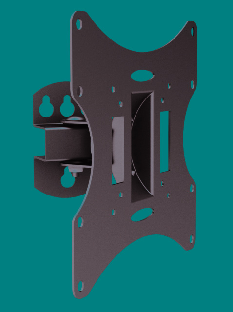 Sunne seinakinnitus Wall Mount, LCD-A501K, Tilt, Swivel, 23-42 ", Maximum Weight 30 kg, must