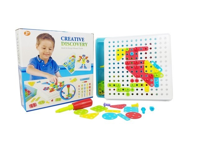 ASKATO mosaiik kruvikeerajaga Mosaic with screwdriver 180-osaline