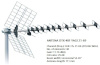 eSTAR antenn DTX-48F Yagi 21-69 must Black