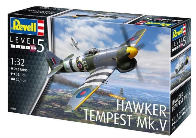 Revell liimitav mudel Hawker Tempest V