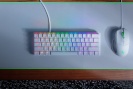 Razer Huntsman Mini, Gaming keyboard, RGB LED light, US, Mercury valge, Wired