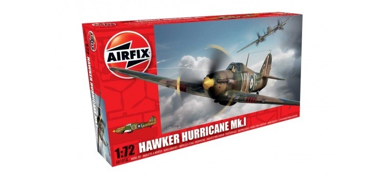 Airfix liimitav mudel Hawker Hurricane Mk.I