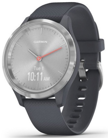 Garmin nutikell Vivomove 3S Sport Silver/Granite Blue, hõbedane-sinine