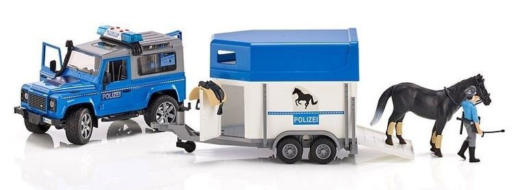 Bruder mänguauto BR-02588 Bruder Land Rover Defender Police