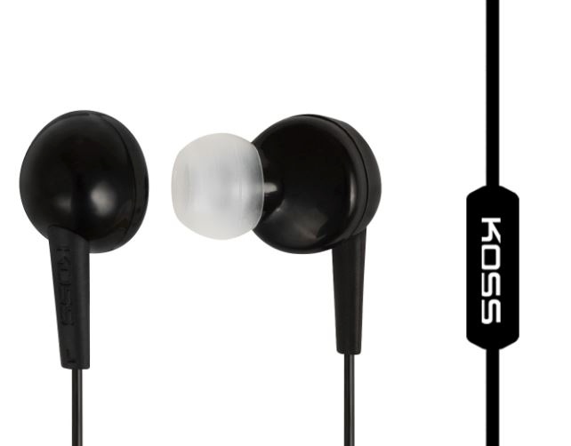 Koss kõrvaklapid KEB6iK In-ear, 3.5mm (1/8 inch), mikrofon, must