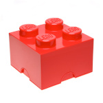 LEGO klotsikast Storage Brick 4 punane | 40031730