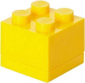 LEGO klotsikast Mini Box 4 kollane | 40111732
