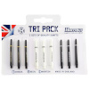 Harrows Shafts Tri Pack black,valge