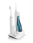 ETA hambahari Oral care centre (sonic toothbrush+oral irrigator) 2707 90000 For adults, Rechargeable, Sonic technology, Teeth brushing modes 3, Number of brush heads included 3, valge