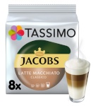 Tassimo kohvikapslid Jacobs Latte Macchiato Classico, 8tk