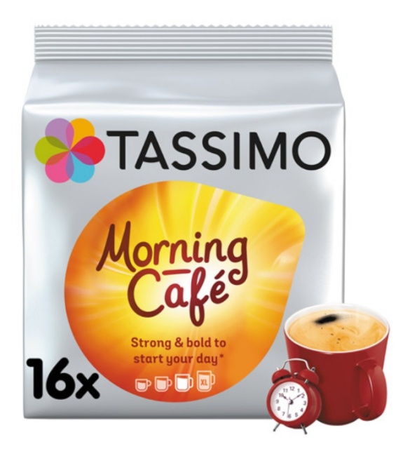 Tassimo kohvikapslid Morning Cafe Strong & Bold, 16tk