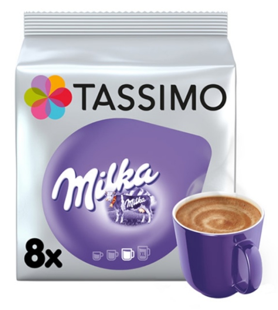 Tassimo kakaokapslid Milka Hot Chocolate, 8tk