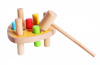 Iwood puidust mänguasi iWood Triangle Peg and Hammer Wooden Colorful