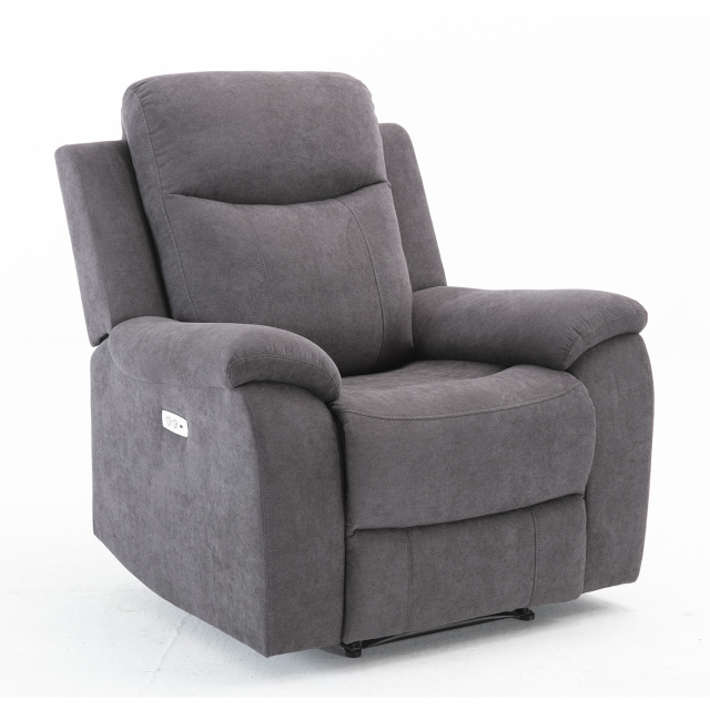 H4Y Tugitool MILO 97x69xH103cm, elektriline recliner, hall