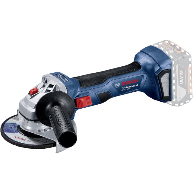 Bosch akunurklihvija GWS 18V-7 Professional, ilma akuta