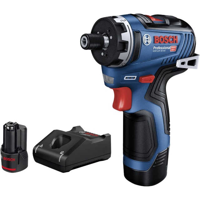 Bosch akukruvikeeraja GSR 12V-35 HX Professional + 2x aku 12V 3.0Ah