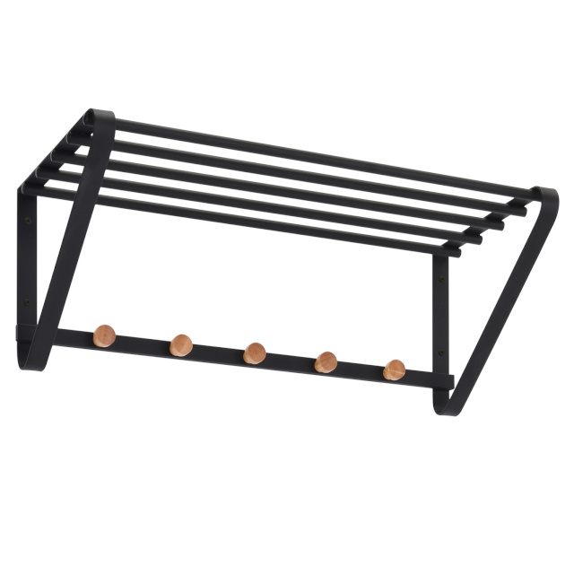 H4Y Seinanagi - riiul FOREST 60x33x20cm, must