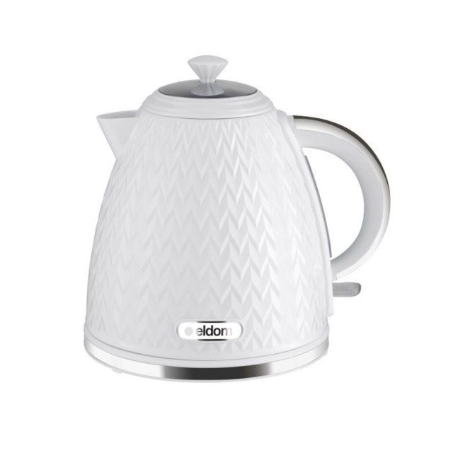 Eldom NELA kettle, 1.7 l capacity, 2000 W power, valge
