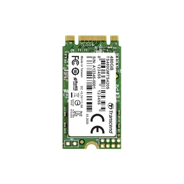 Transcend kõvaketas SSD MTS420S 480GB M.2 SATA III