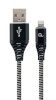 Gembird kaabel CC-USB2B-AMLM-1M-BW lightning cable must,valge