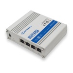 Teltonika ruuter Industrial RUTX08 No Wi-Fi, 10/100/1000 Mbit/s, Ethernet LAN (RJ-45) ports 4, 1