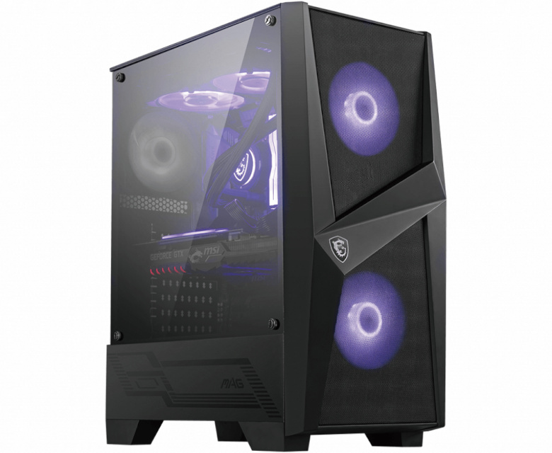 MSI korpus MAG FORGE 100M PC Case, Mid-Tower, USB 3.2, must