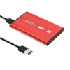 Qoltec kettaboks USB3.0 HDD/SSD 2.5" SATA3 punane