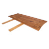 H4Y laua pikendus ROTTERDAM 50x100cm, materjal: naturaalse rustik tammespooniga mööbliplaat