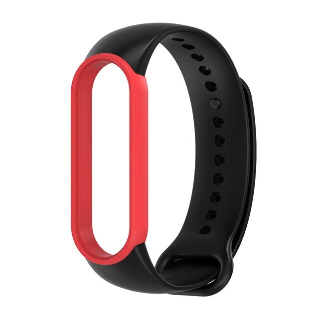 Randmerihm Silicone Replacement Band (Mi Band 5) must/punane