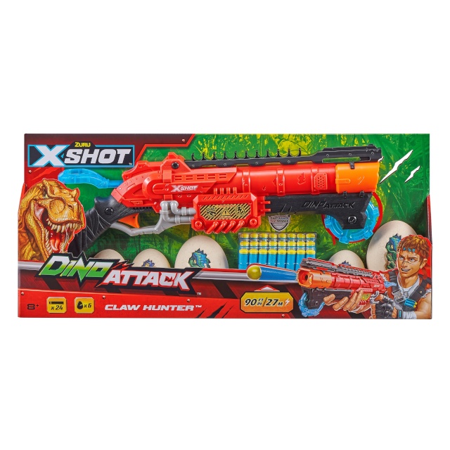 XSHOT-DINO ATTACK mängupüstol Claw Hunter, 4861