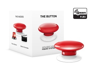 Fibaro häirenupp The Button Z-Wave, punane