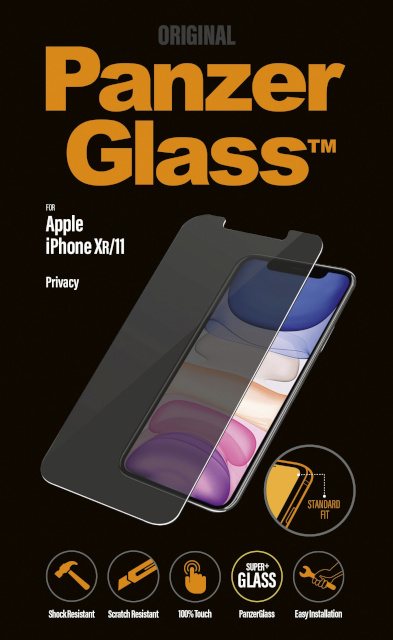 PanzerGlass kaitseklaas Privacy iPhone Xr/11 must