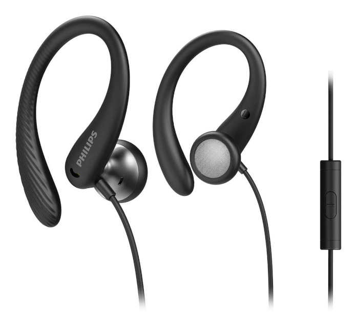Philips kõrvaklapid TAA1105BK/00 In-Ear Sports Headphones, must
