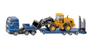 Siku mänguauto S1790 MAN truck with JCB tow truck and wheel loader