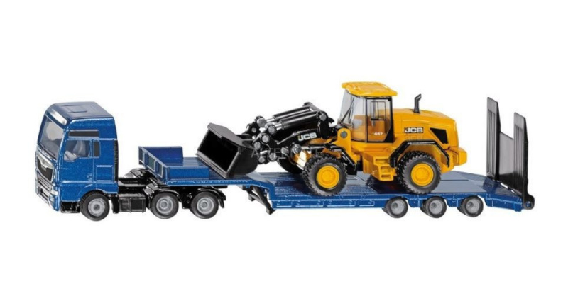 Siku mänguauto S1790 MAN truck with JCB tow truck and wheel loader