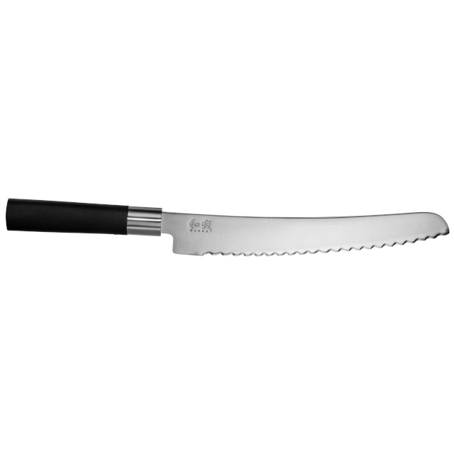 KAI kööginuga Wasabi Bread Knife 23,0cm, must