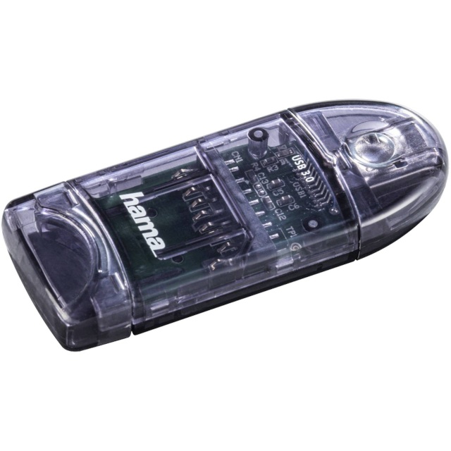 Hama USB3.0 kaardilugeja SD/microSD, anthracite