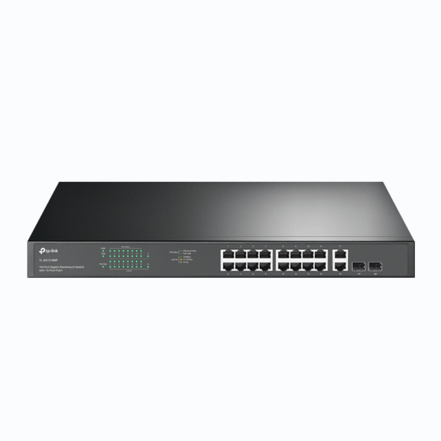 TP-Link switch TL-SG1218MP network Fast Ethernet (10/100) must Power over Ethernet (PoE)