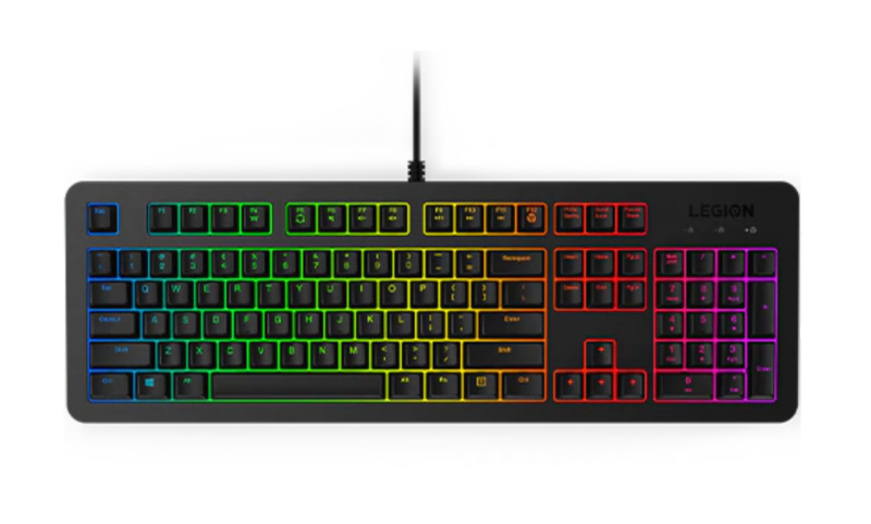 Lenovo klaviatuur Gaming Keyboard Legion K300 Wired via USB 2.0, Keyboard layout US English, must