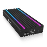 RaidSonic kettaboks IcyBox kettaboks ICY BOX IB-1824ML-C31 M.2 NVMe case with RGB