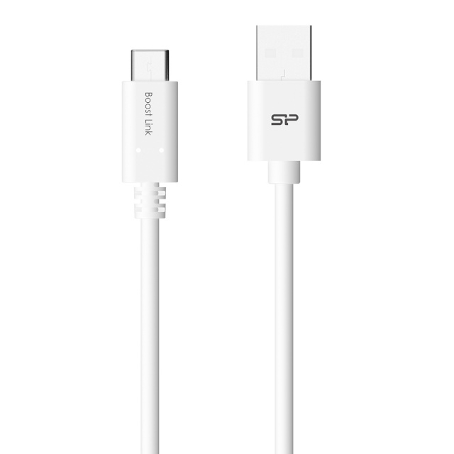 Silicon Power USB A -> Micro USB-C cable LK10AC valge