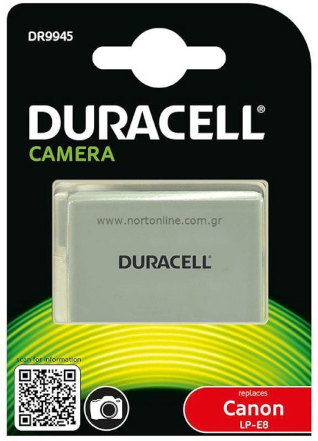 Duracell aku DR9945 (Canon LP-E8) 1020mAh